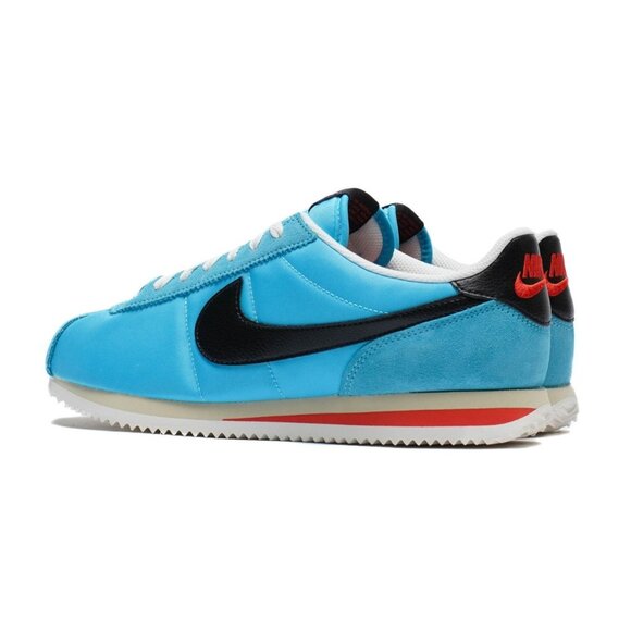 Nike Cortez TXT Men`s Casual Shoes Baltic Blue Black HF0263-401 NEW - Picture 4 of 11